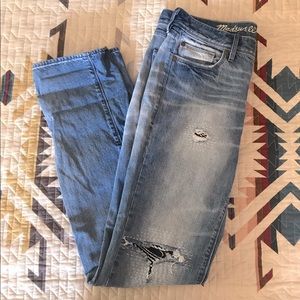 Madewell Rail Straight Jeans - Distressed